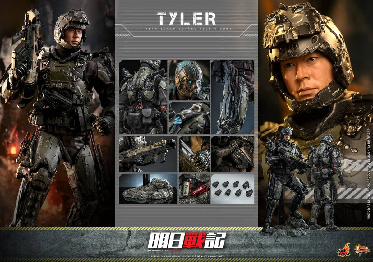 ホットトイズ MMS667 明日戦記 タイラー Ready! New Hot Toys MMS667 Warriors of Future 1/6 Tyler