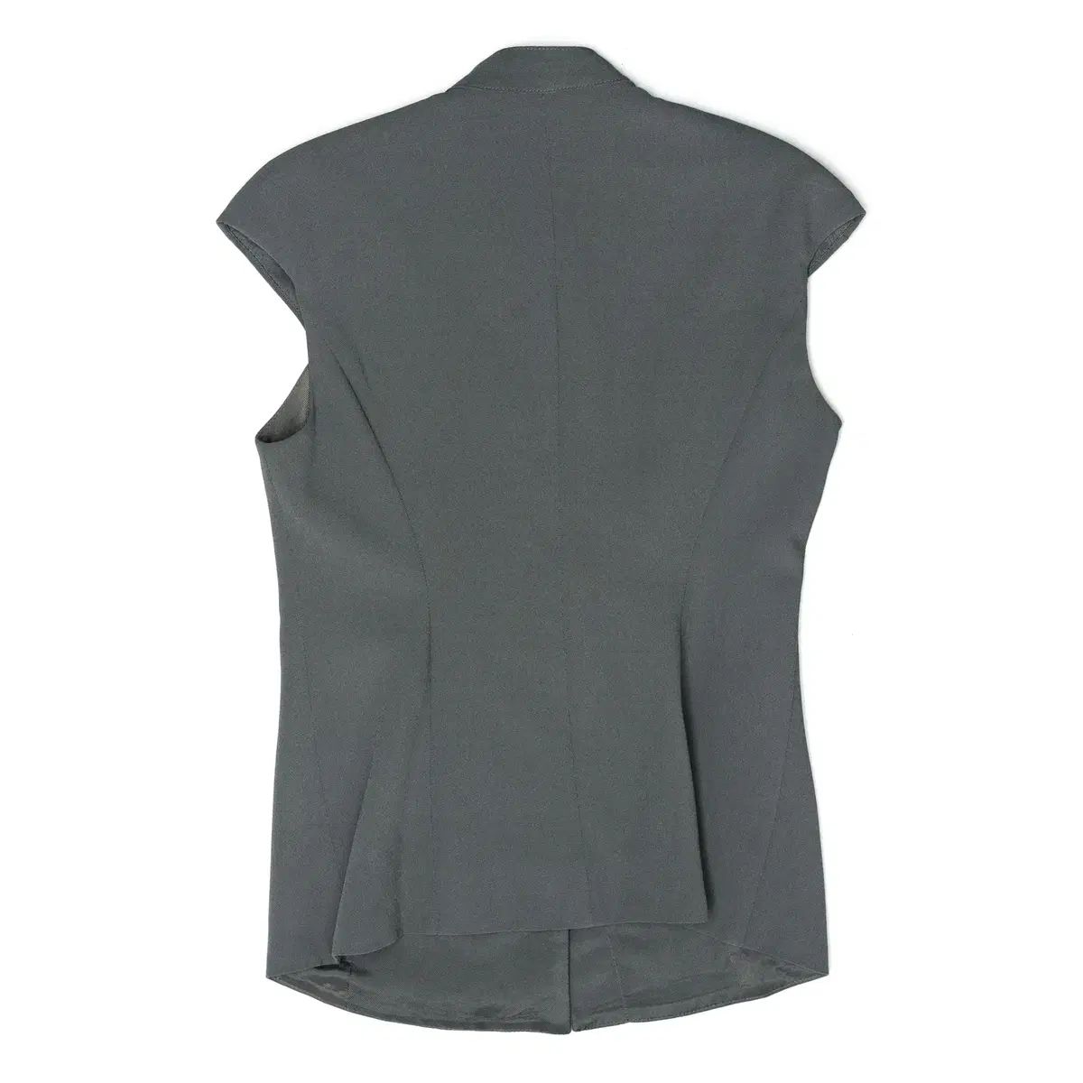 エンポリオ ARMANI アルマーニ 斜めボーダー ジッパー ベスト