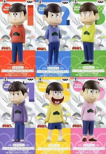 中古】フィギュア 全6種セット 「おそ松さん」 ワールドコレクタブル
