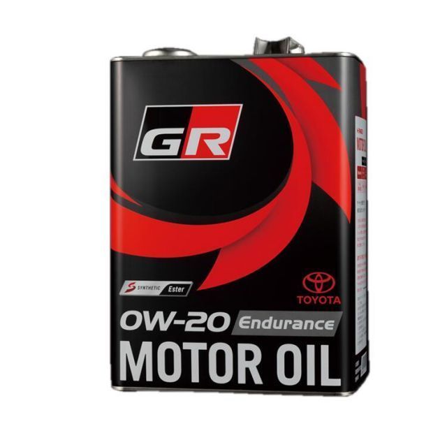 トヨタ純正 GR MOTOR OIL Endurance 0W-20 4L 缶 エンジンオイル 08880-13505 | 0W20 TOYOTA GAZOO Racing 4リットル オイル 車 人気 交換 オイル缶 油 エンジン油 車検 オイル交換 ポイン