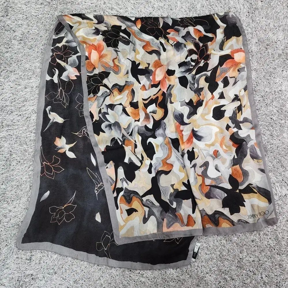 JimmyChoo ジミーチュウ シルク スカーフ