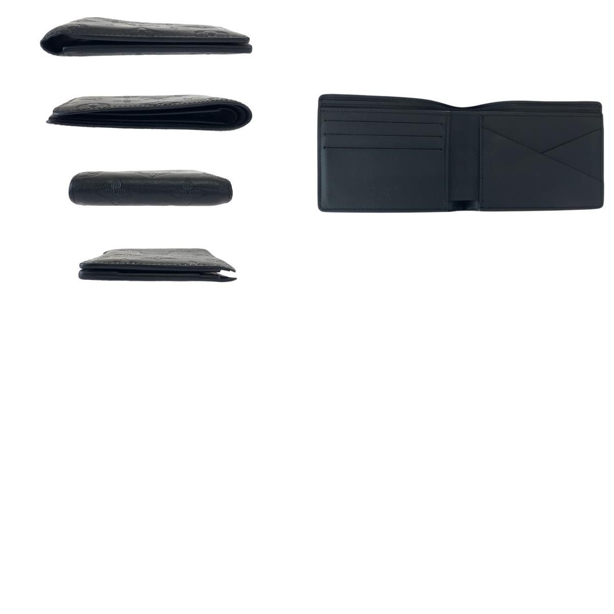 美品 LOUIS VUITTON ルイヴィトン モノグラム シャドウ ポルトフォイユ