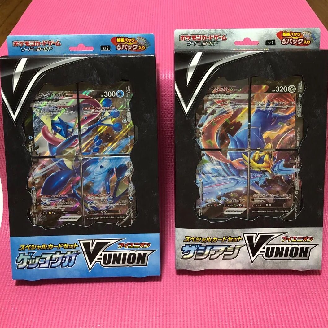 ポケモンスペシャルカードセット ゲッコウガV-UNION ザシアンV-UNION