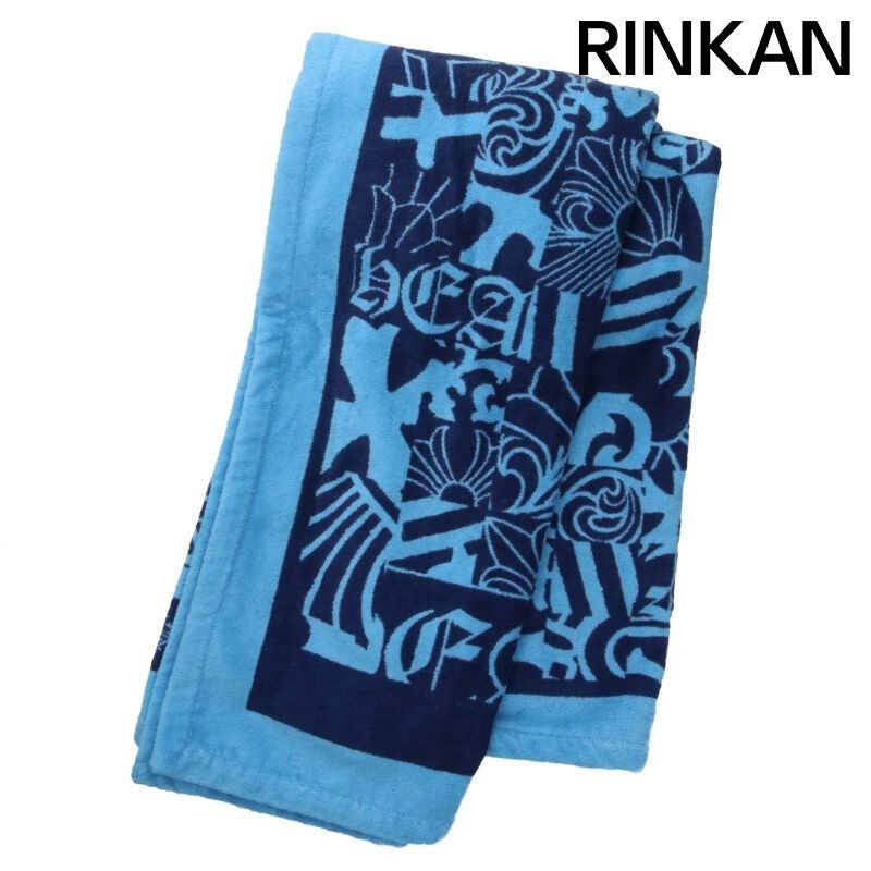クロムハーツ BEACH TOWEL CHロゴ総柄ビーチタオル メンズ