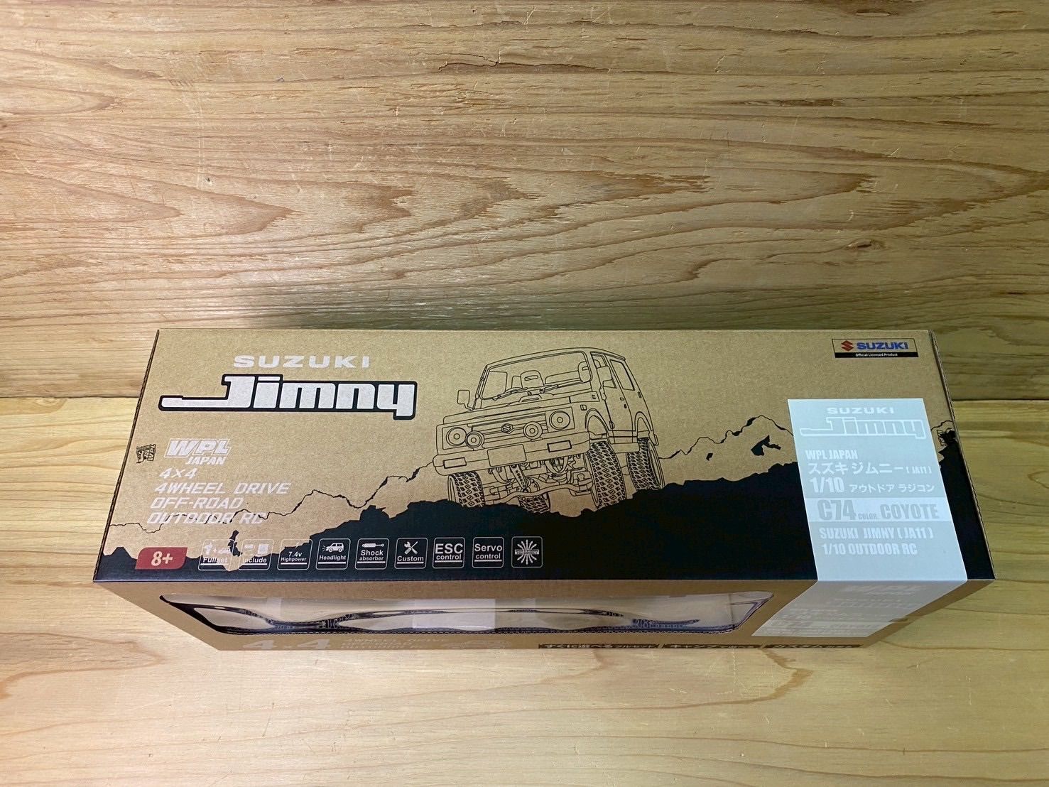 WPL JAPAN スズキ ジムニー JA11 C74 RTR コヨーテ UBS-PPNI_AC_ID