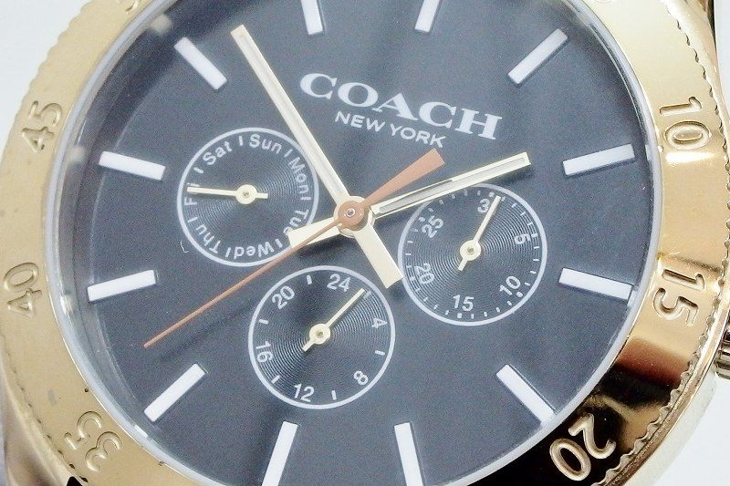 199762】COACH コーチ ケイシー ウォッチ 42MM クオーツ クロノ