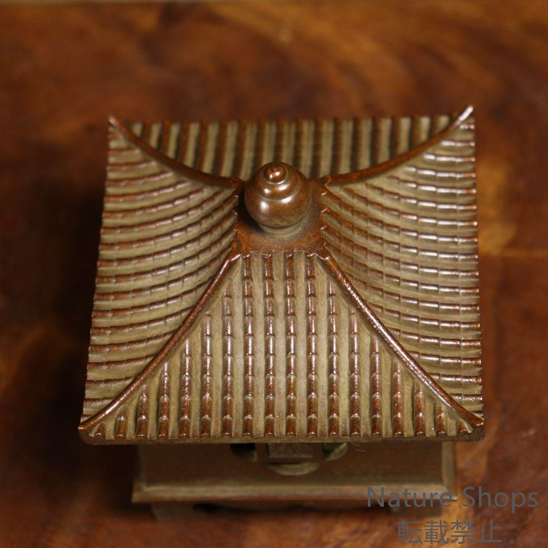 銅器 香炉 青蓮帝王薫香炉 香道具 装飾品 工芸品 置物（香炉/香