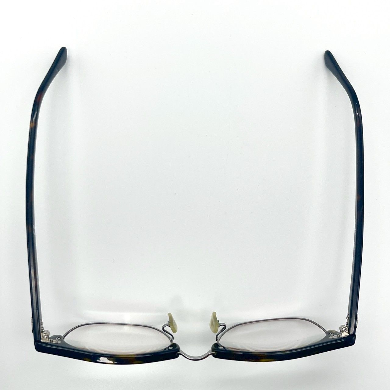 レイバン 眼鏡 メガネ メタル ブラック ブラウン シルバー 美品 70808  