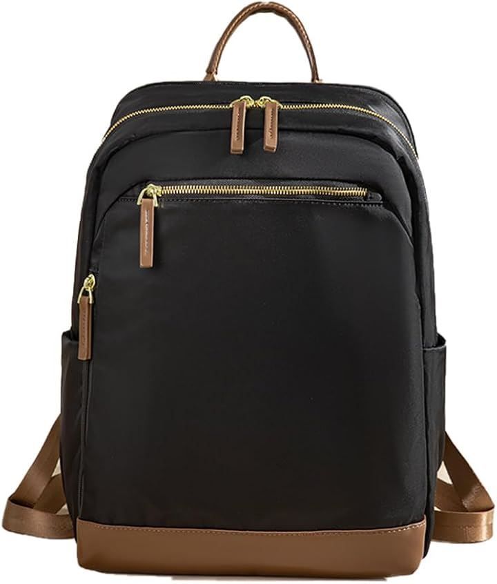 CARRY ALL BEFORE ONE PCリュック レディース パソコンリュック ビジネスリュック PC収納 キャリーオン機能 独立PCポケット 背面ポケット 撥水・耐傷 16インチPC対応(ブラック,  M)