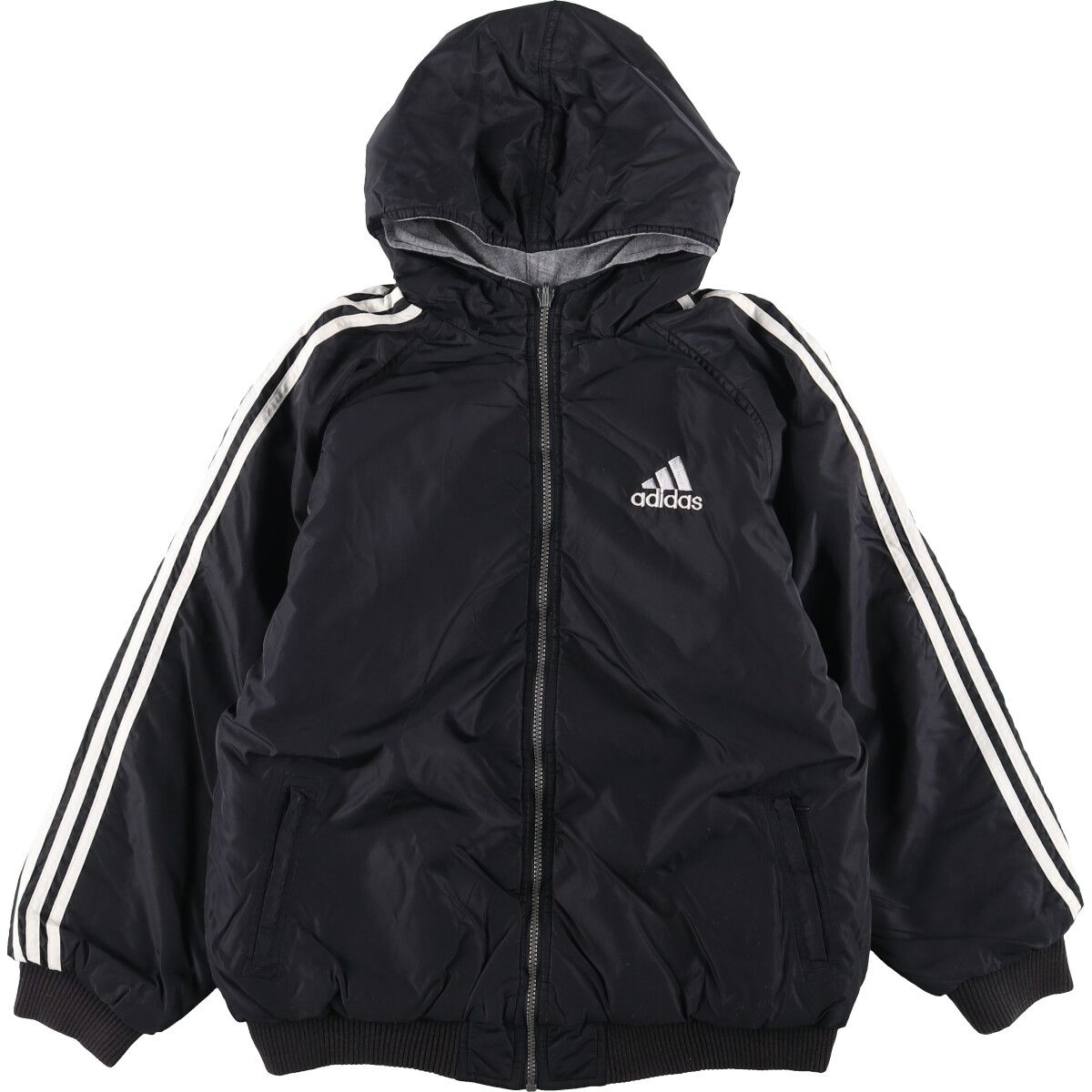 古着 90年代 アディダス adidas リバーシブル ナイロンパーカー メンズ 