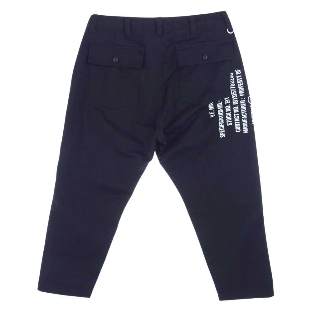 uniform experiment ユニフォームエクスペリメント パンツ UE-192041 TAPERED BAKER PANTS テーパード ベイカー  パンツ ブラック系 2【中古】 - メルカリ