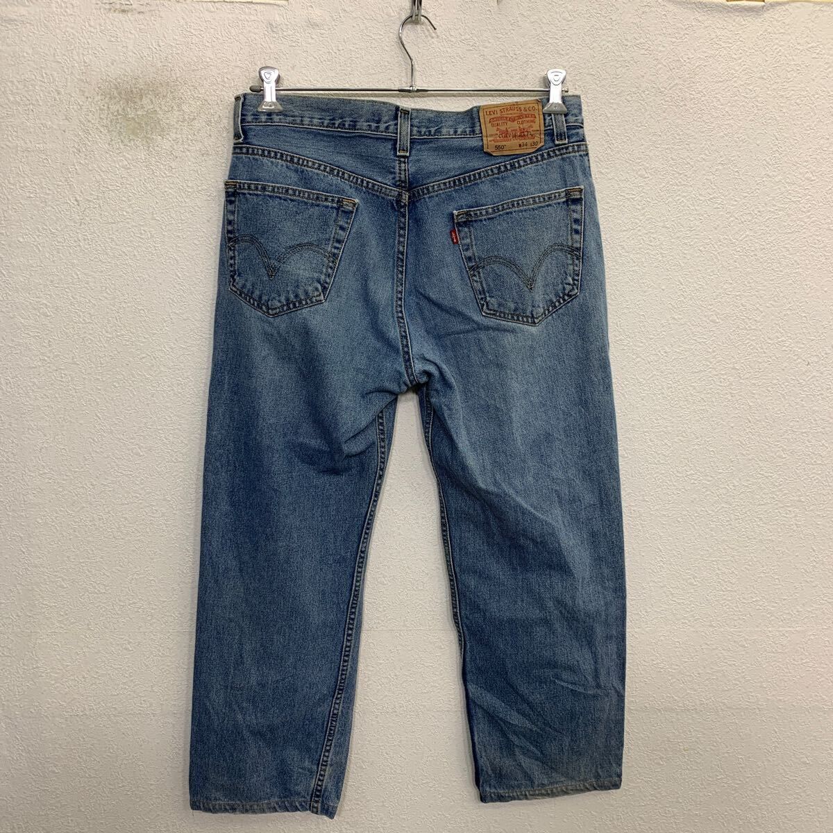 Levi's 550 デニムパンツ W34 ブルー リーバイス メキシコ製