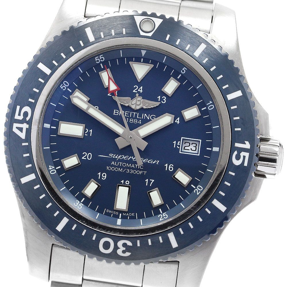 ブライトリング BREITLING Y17393 スーパーオーシャン44 スペシャル デイト 自動巻き メンズ箱 保証書付き_911247