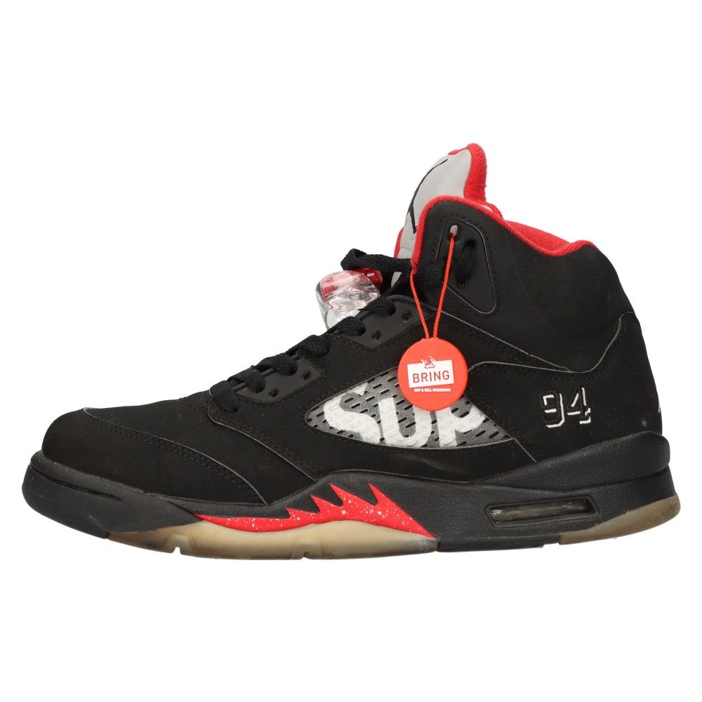 NIKE (ナイキ) 15AW×SUPREME AIR JORDAN5 RETRO 824371-001