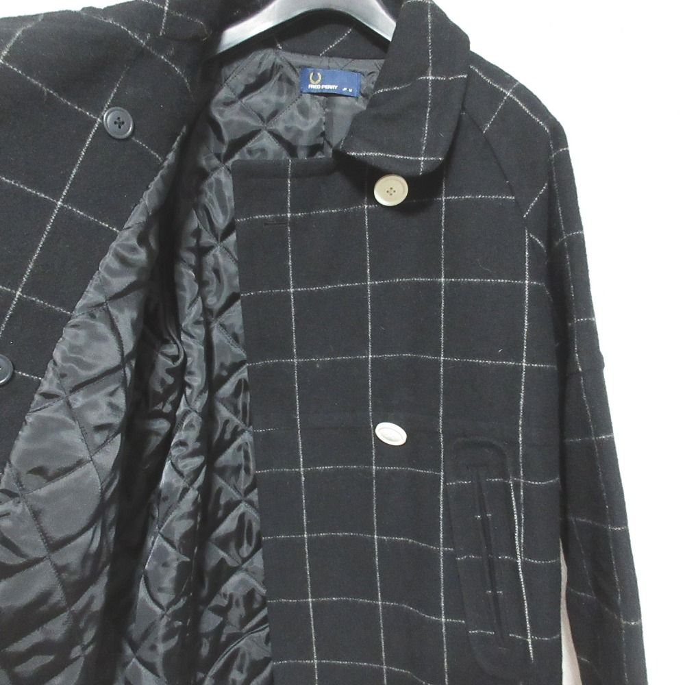 未使用 FRED PERRY フレッドペリー Oversized Coat ウィンドウペン