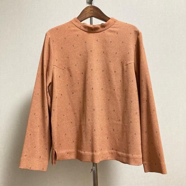 anc 三年坂 feminine カットソー L オレンジ系 ちりめん バック