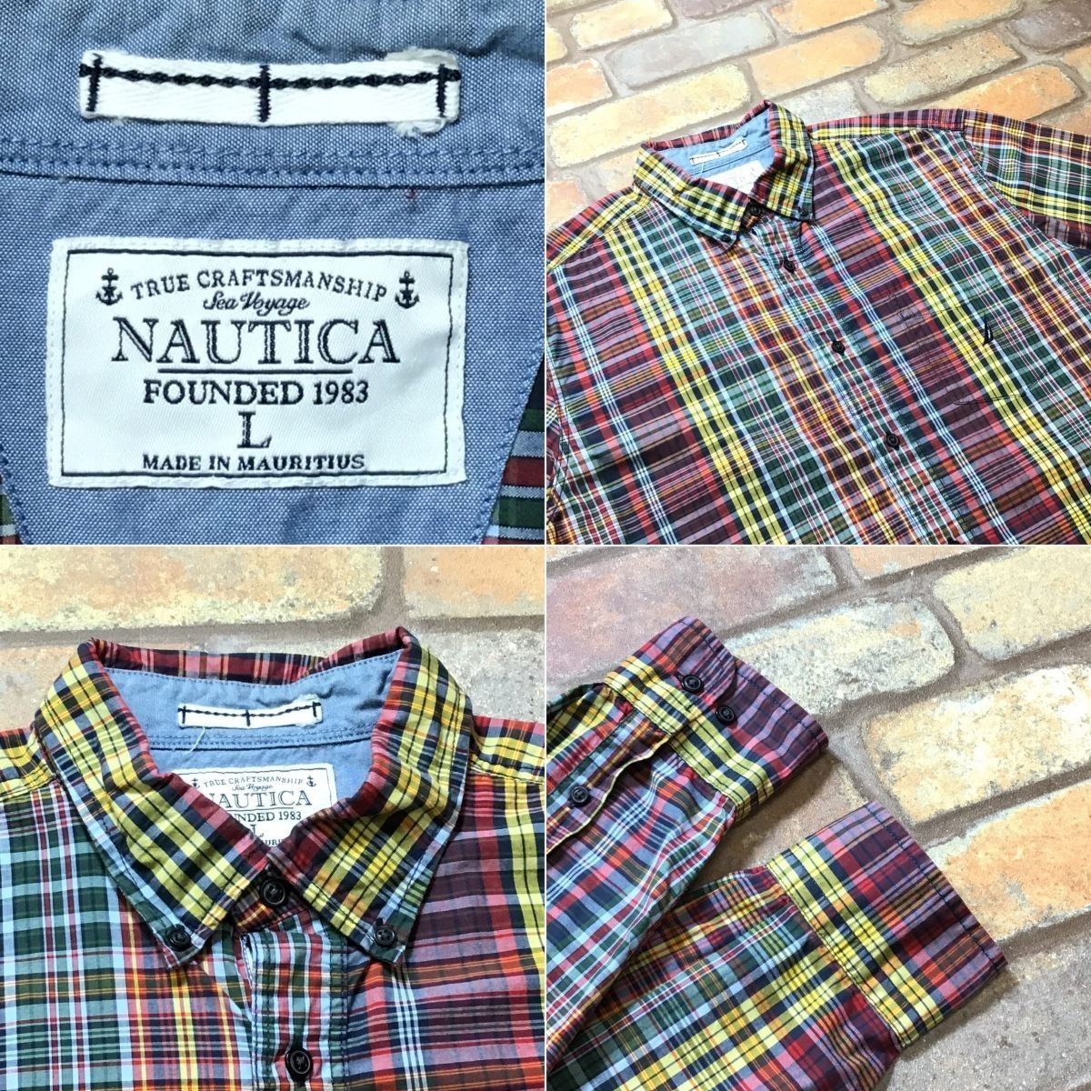 ☆美品☆ME5-139◇USA限定◇大きいサイズ【NAUTICA ノーティカ】刺繍