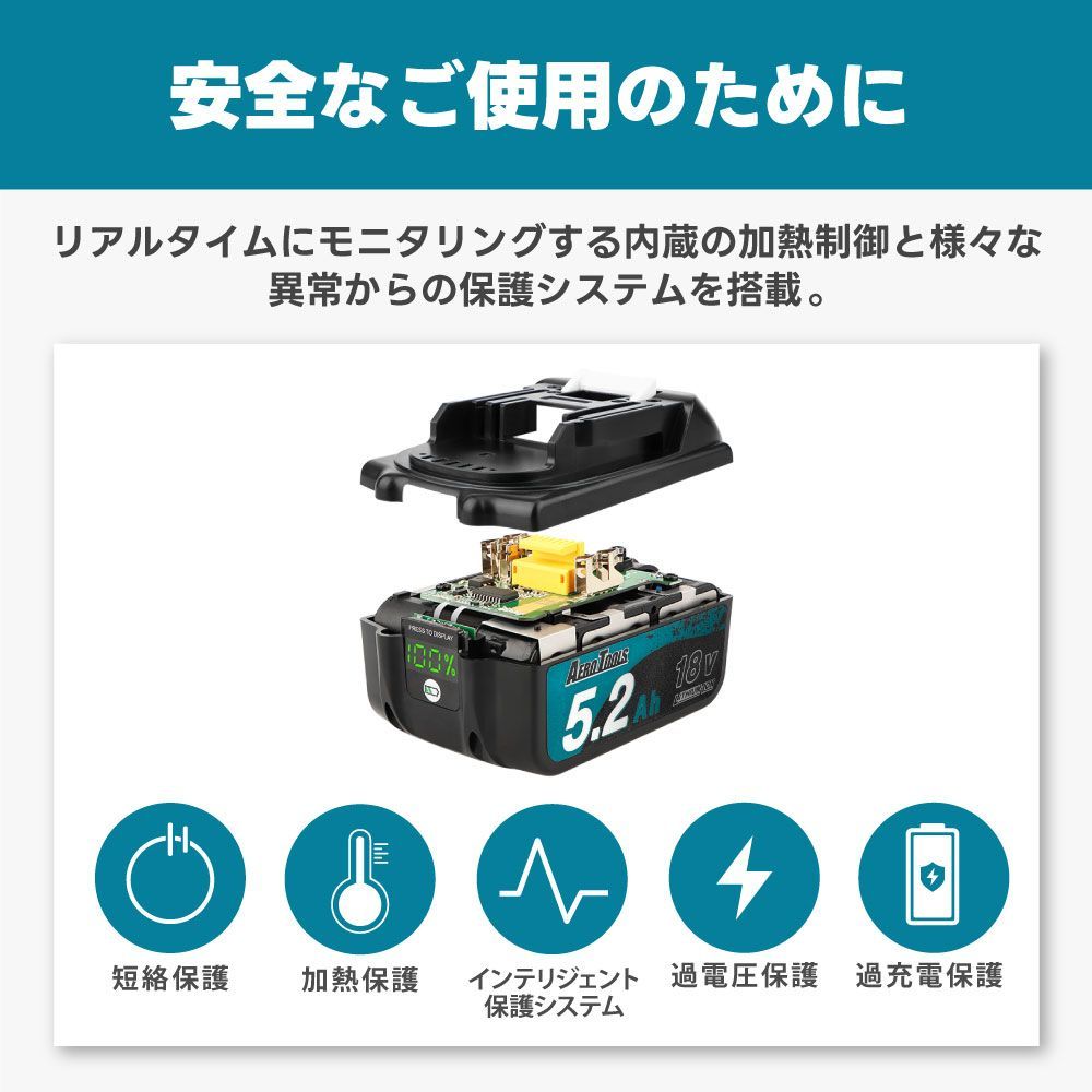 セット】 AERO TOOLS 強力ブロワー MK-1 & マキタ互換