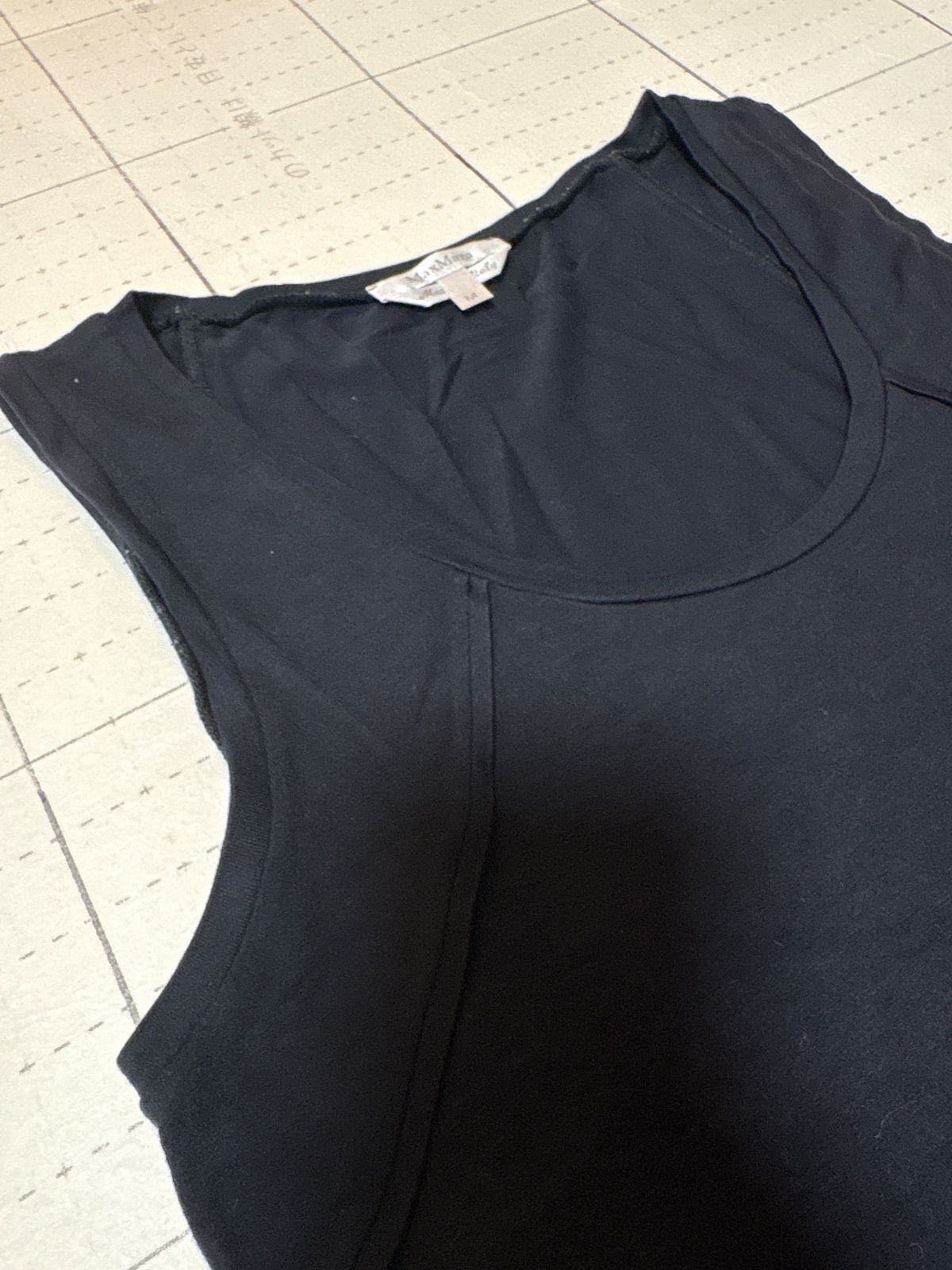 ﾘ2506- -4458 Max Mara ﾏｯｸｽﾏｰﾗ レディース タンクトップ M WWW_NOITHATQUANGTHANH_NET