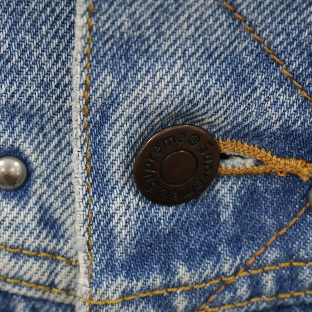 SUPREME (シュプリーム) 17SS Studded Denim Trucker Jacket スタッズ  