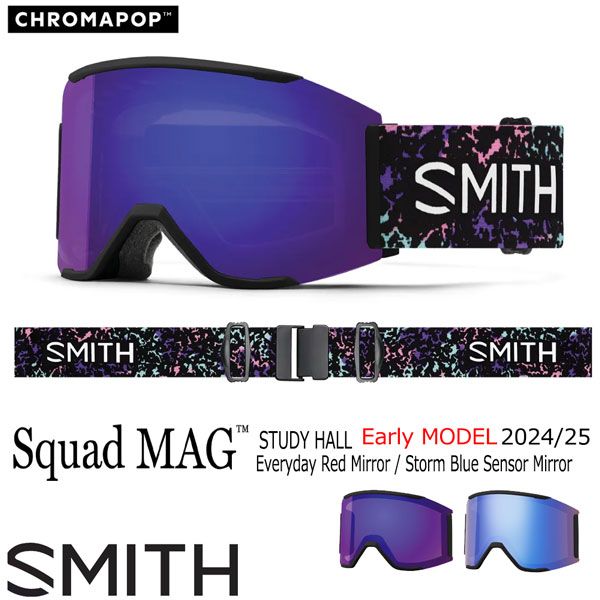 24-25 SMITH I/O MAG ブラック 美味し ゴーグル 新品定価¥59400 