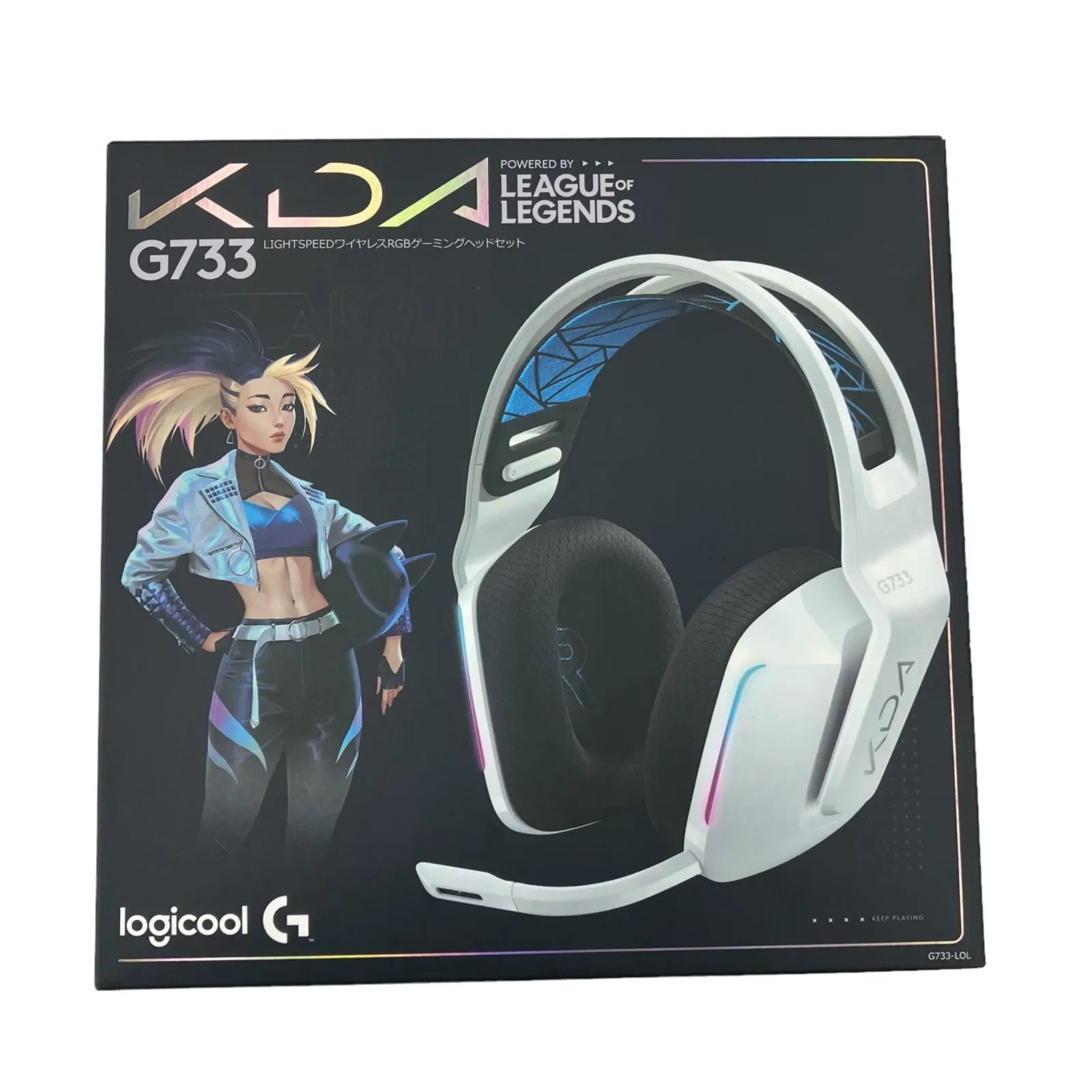 Logicool G G733 LoL K/DA LIGHTSPEED ワイヤレス ゲーミングヘッドセット League of Legends 公式  ゲームギア - メルカリ