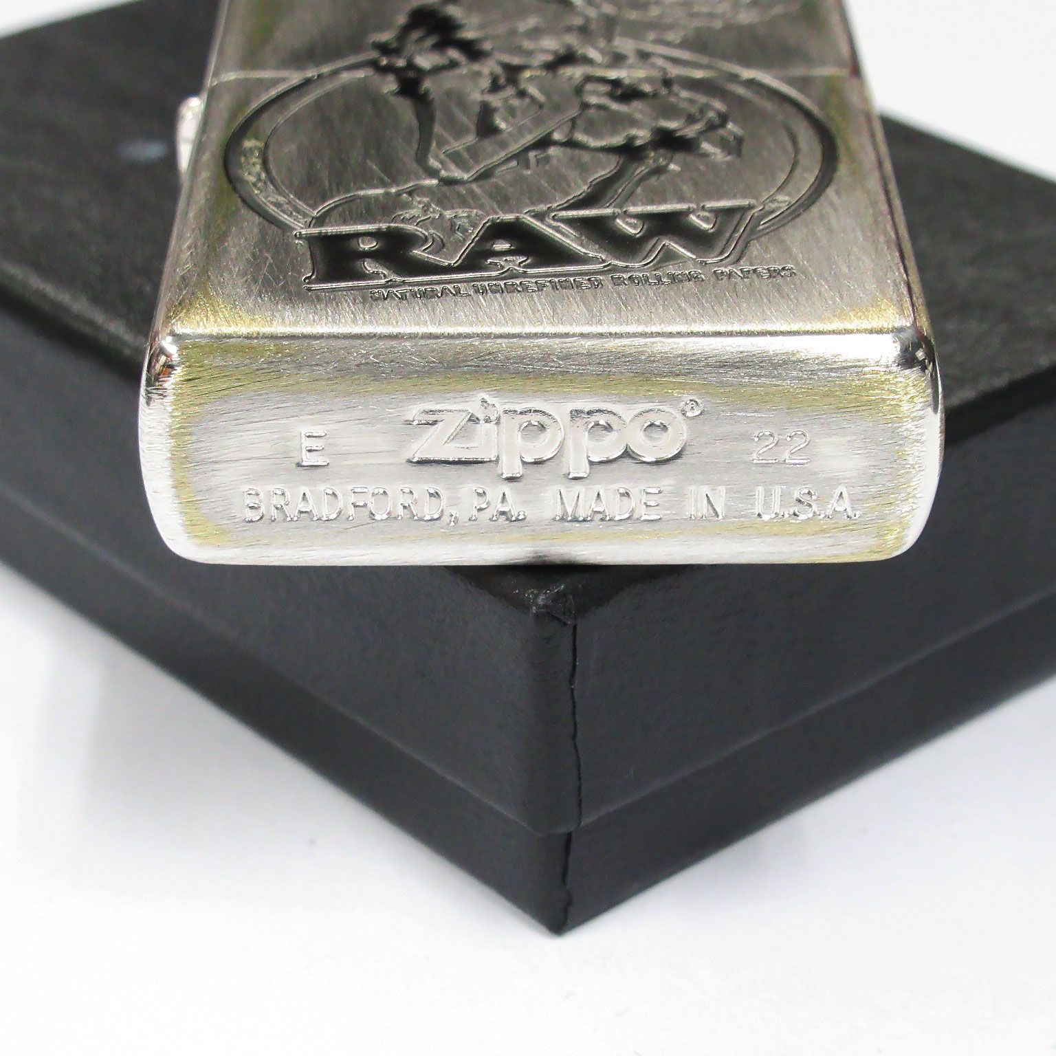 Zippo ジッポーライター RAWガール ユーズド加工 - メルカリ