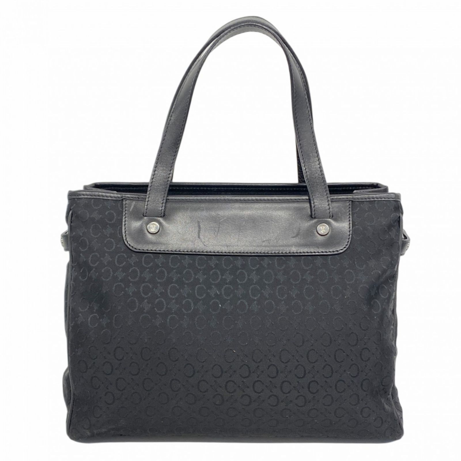セリーヌ(Celine) セリーヌ ハンドバッグ Cマカダム サテン