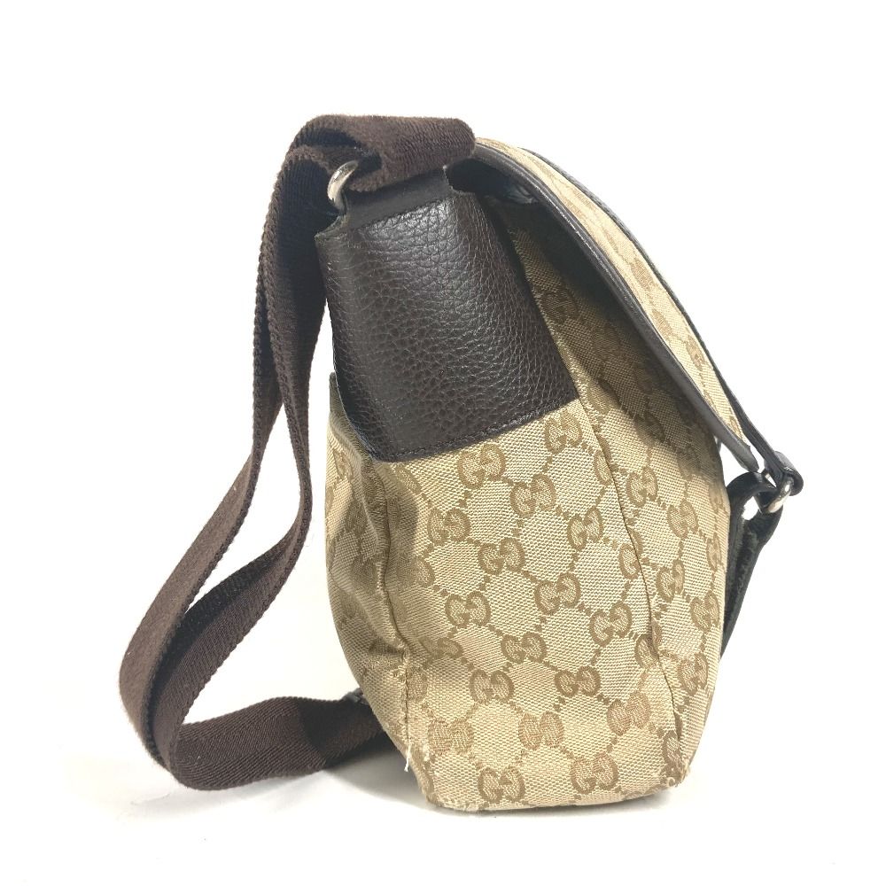 GUCCI グッチ ショルダーバッグ GG 374423 GGキャンバス/レザー - メルカリ