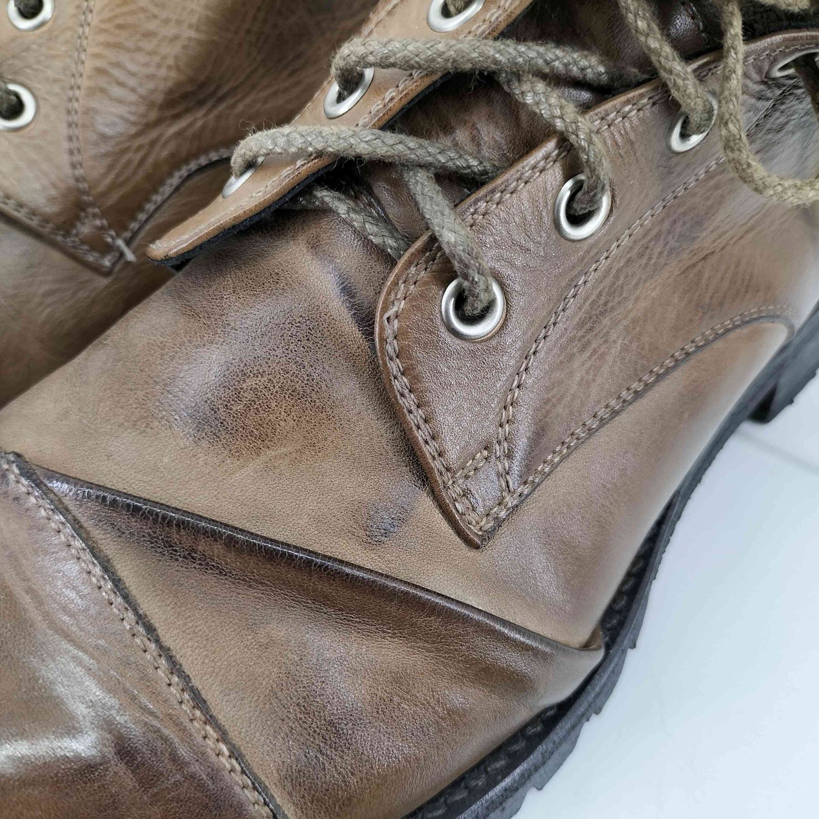 レア物】ブランド古着 MIHARA YASUHIRO レザーブーツ メゾンミハラヤスヒロ Maison MIHARA YASUHIRO VIBRAMソール