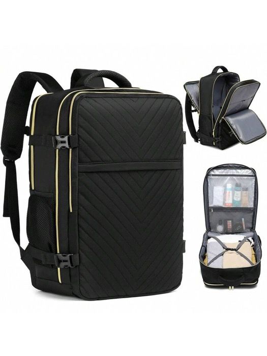 バッグ レディース バックパック 大型キャリーオントラベルバックパック - 航空機搭乗 防水ラゲッジスーツケースバックパック パーソナルアイテムサイズ レディース 17インチノートパソコン対応 カレッジ オーバ