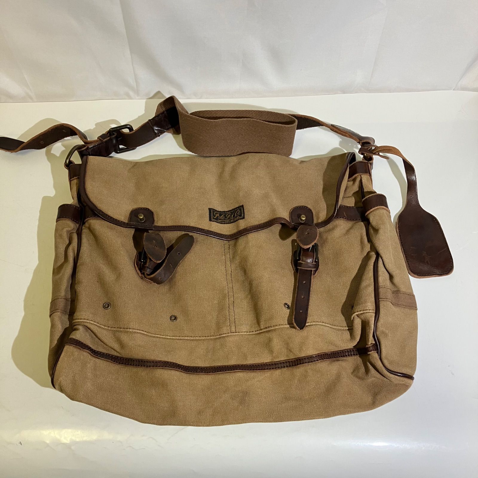 美品RRL キャンバス ヴィンテージショルダーバッグ ショルダーバッグ