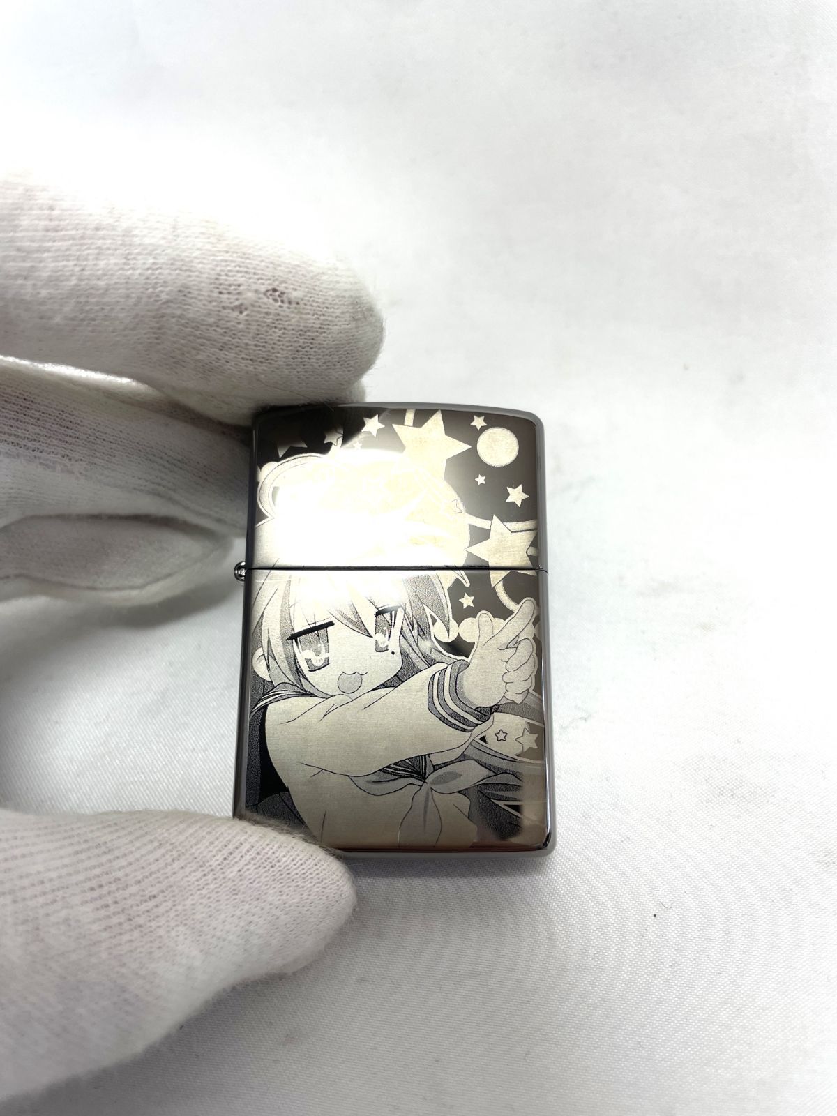未使用品」ZIPPO ジッポ らきすた 泉こなた 美水かがみ先生 2008 