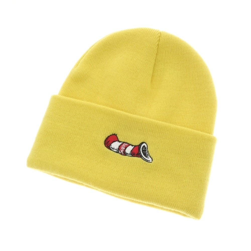 【中古】シュプリーム Supreme 2018年秋冬 Cat In The Hat Beanie アクリル ビーニー ニットキャップ イエロー【メンズ】 シュプリーム Supreme 2018年秋冬 Cat In The Hat Beanie アクリル ビーニー ニットキャップ イエロー【メンズ】