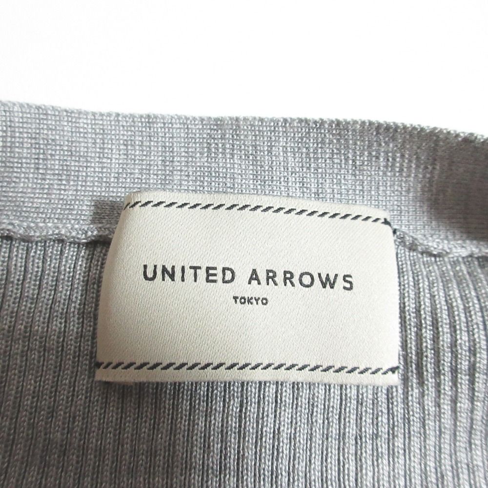 美品 UNITED ARROWS ユナイテッドアローズ Vネック シルク