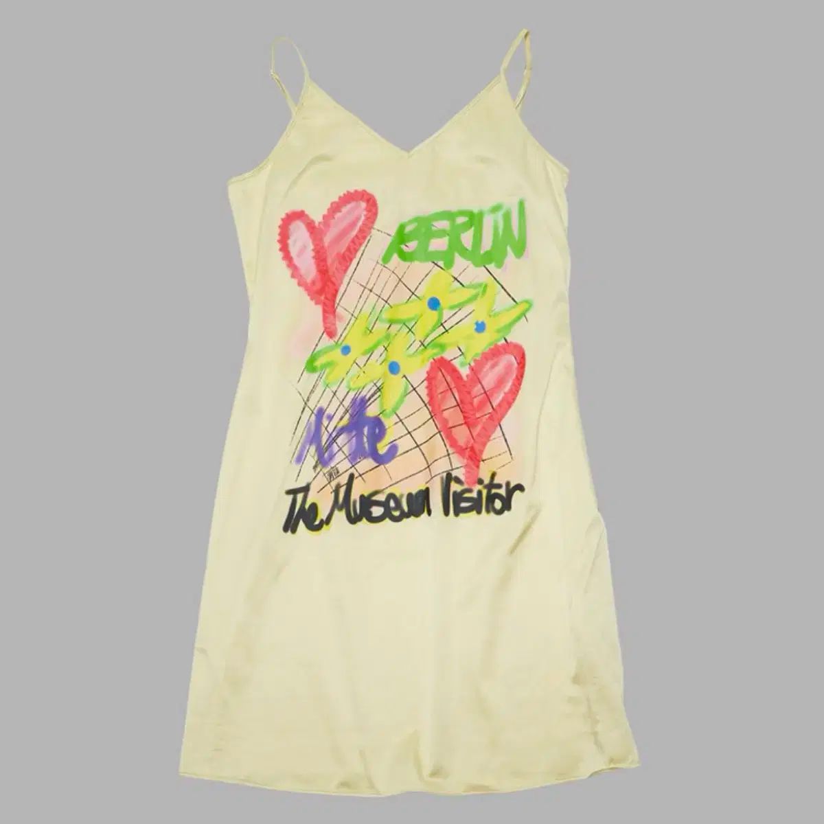 THE MUSEUM VISITOR ザミュージアムビジター TMV Painting slip スリップ ワンピース
