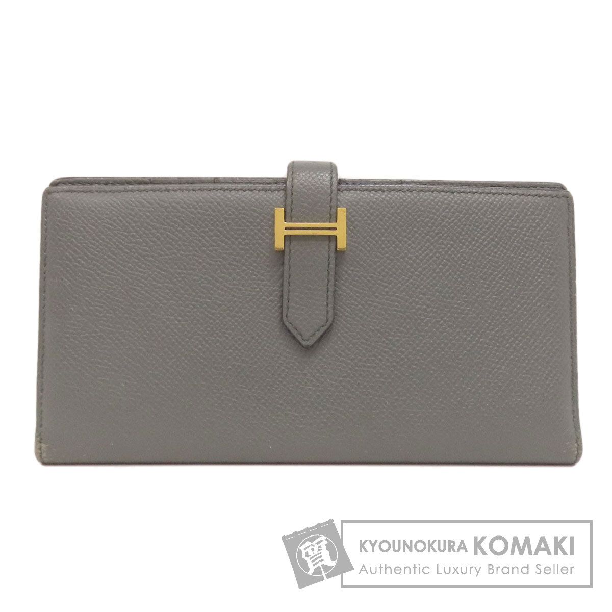 HERMES エルメス ベアンスフレ ゴールド金具 長財布 小銭入れあり エプソン レディース
