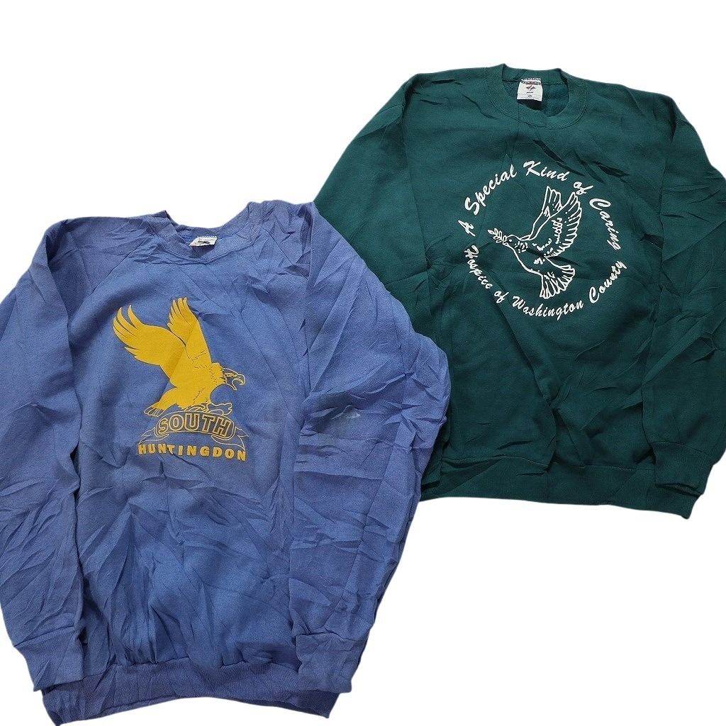 【US古着】スウェット　まとめ売り　卸売り　仕入れ　9枚古着 M3 古着卸 まとめ売り USA製 スウェット 8枚セット (メンズ 2XL