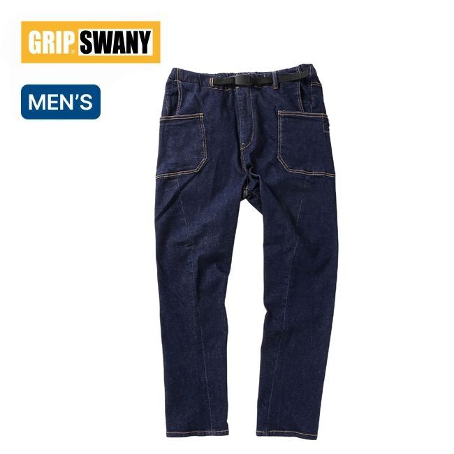 GRIP SWANY グリップスワニー JOG 3Dキャンプパンツ GSP-43V インディゴ