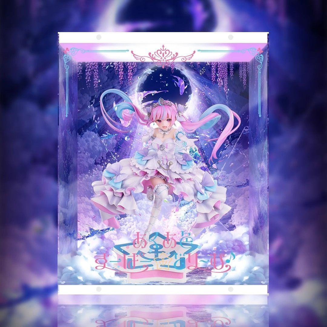 湊あくあ アクリル フィギュアケース コレクションケース (上下+背景照明) Amazon.co.jp: 湊あくあ 1/7 コトブキヤ 専用 フィギュアケース