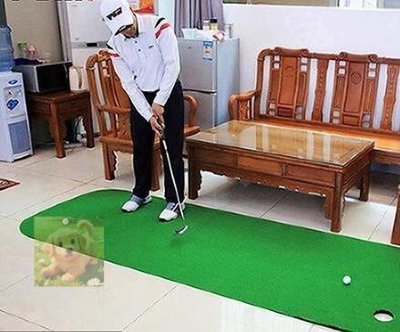 パターマット ゴルフ 練習 パター 室内 屋外でも練習できるゴルフマット 3m 練習器具 パッティング練習