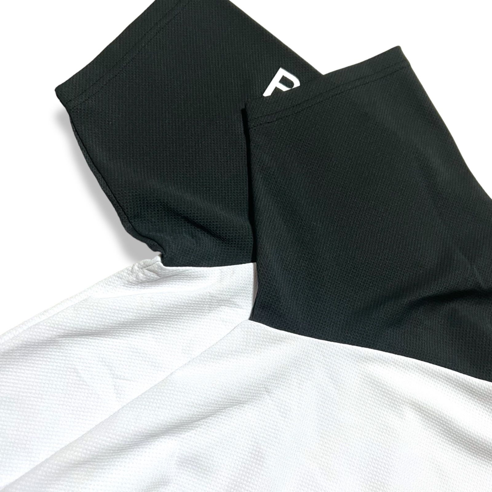 メンズ 美品 BEAMS GOLF モックネックシャツ 半袖 サイズM