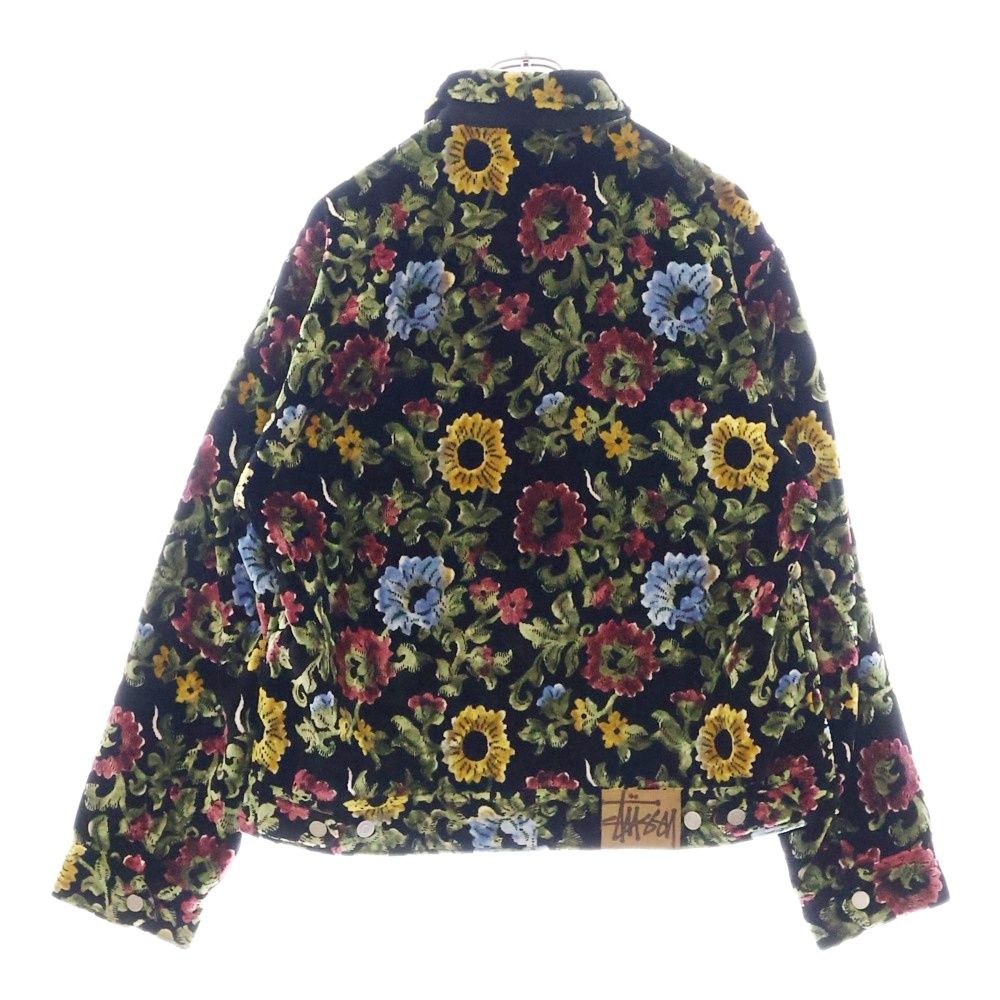 STUSSY (ステューシー) FLORAL JACQUARD GARAGE JACKET