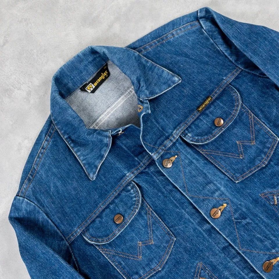 70s wrangler 124mj 38 デニムジャケット WRANGLER 1970~80s 