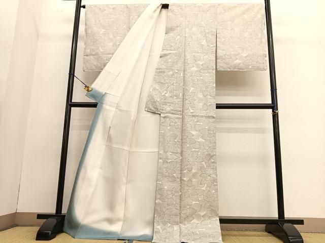 平和屋着物●本場大島紬　9マルキ　花尽くし　正絹　逸品　BAAT6727hv 平和屋着物○本場大島紬 9マルキ 花尽くし 正絹 逸品 BAAT6727hv