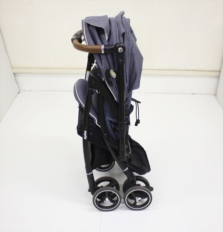  ラクーナ ビッテ クッション アニマーレ ブルーアットル BL 2107606 アップリカ製ベビーカー 生後1ヶ月～ クリーニング済み B 474502 ベビーカー バギー 外出 移動用品