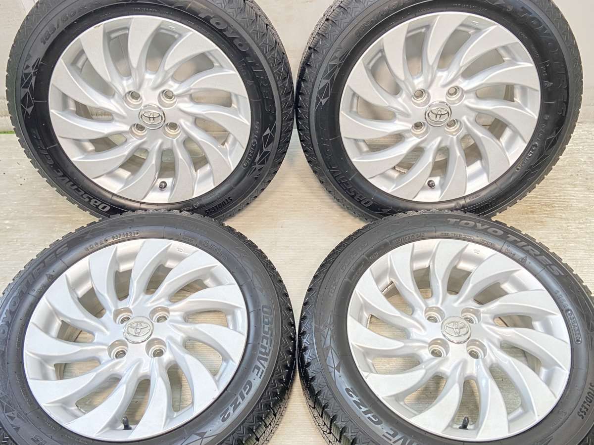 185/60R15 トーヨータイヤ オブザーブ GIZ2 トヨタ純正 15x6.0 40 100