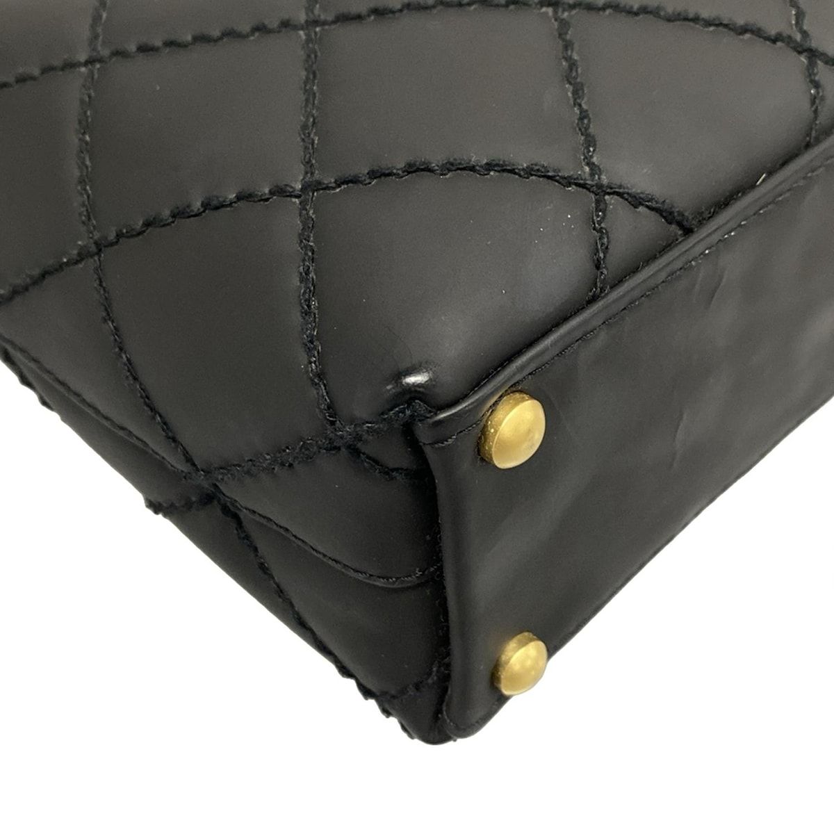 CHANEL(シャネル) トートバッグ ワイルドステッチ A18126 黒 マット  