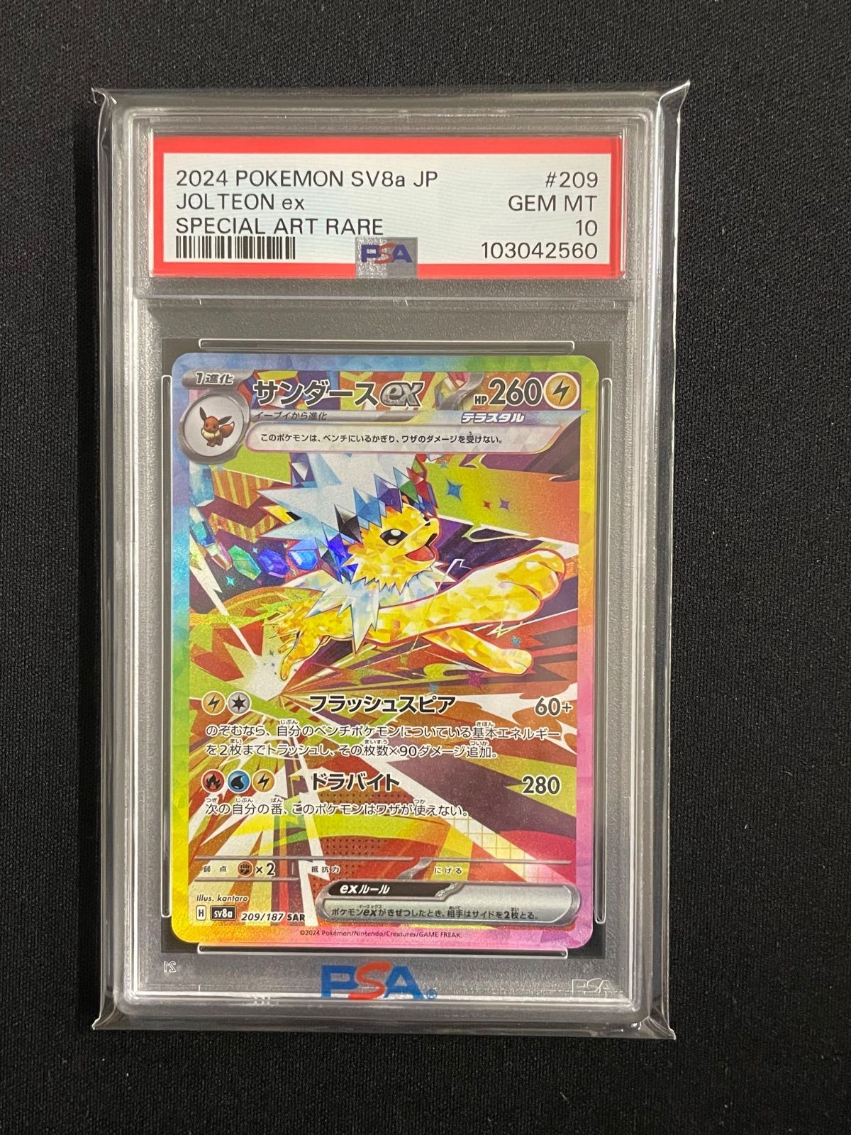 PSA10連番】ブイズ10枚セット テラスタルフェスex ブラッキーex