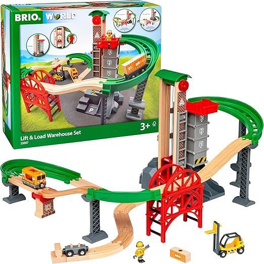 BRIO ブリオ WORLD ウェアハウスレールセット 対象年齢 3歳~ 電車 おもちゃ 木製 レール 33887